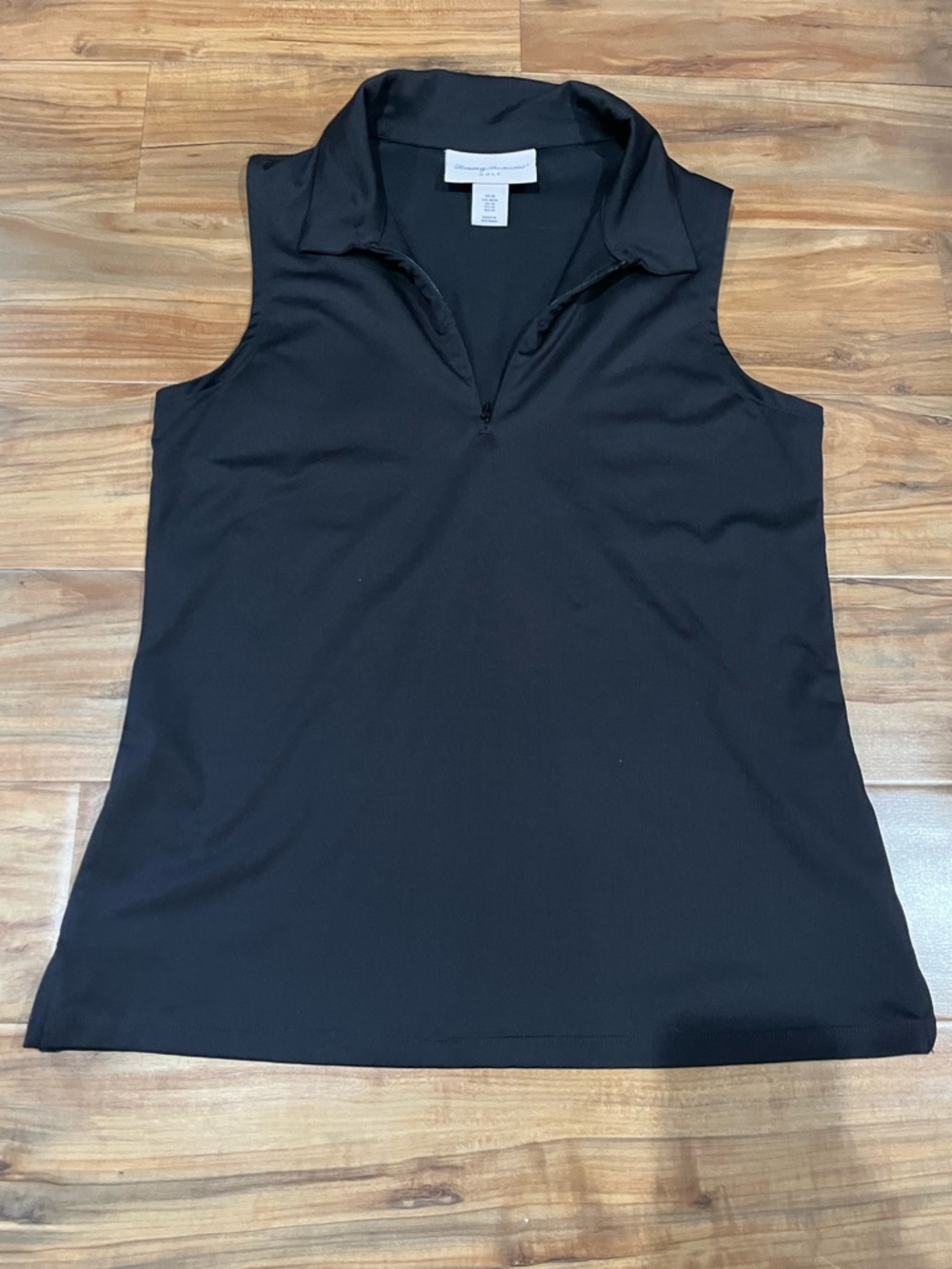 Tommy Bahama Golf Medium Sleeveless Black Polo Tank